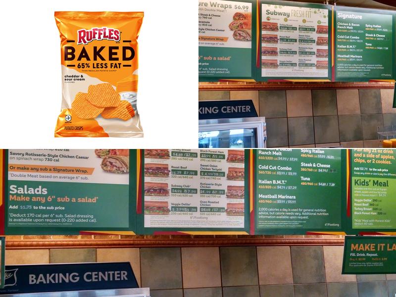 Subway Menu