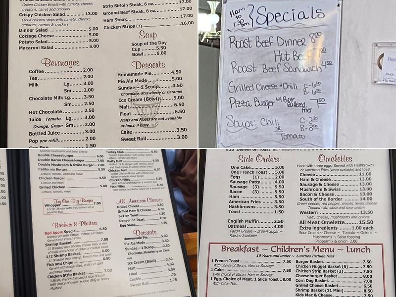 Red Apple Cafe Menu