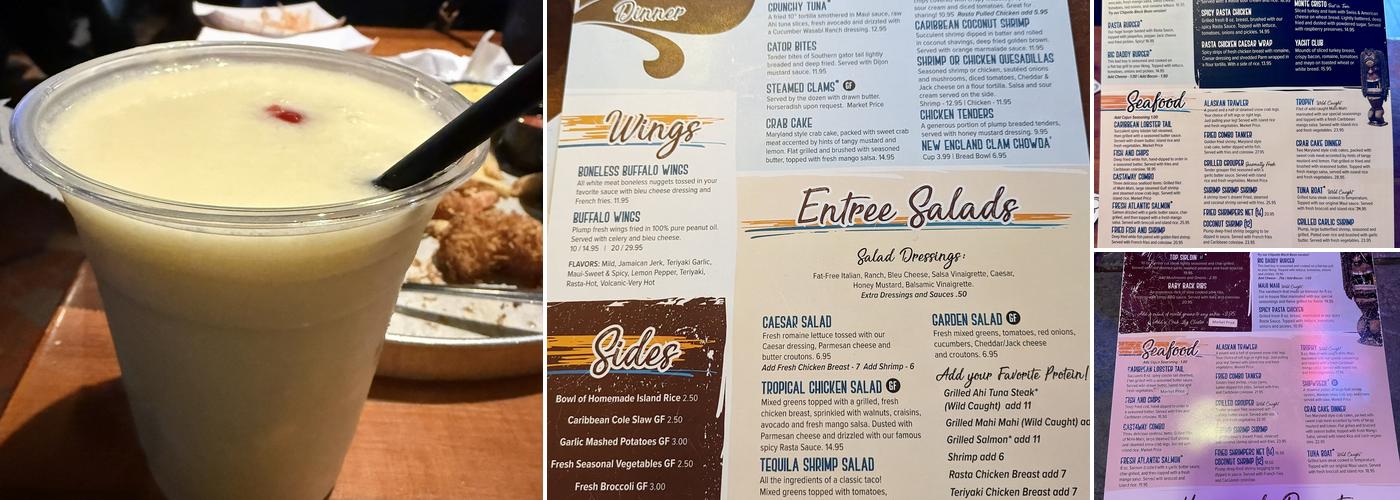 Ocean Deck Restaurant & Beach Bar Menu