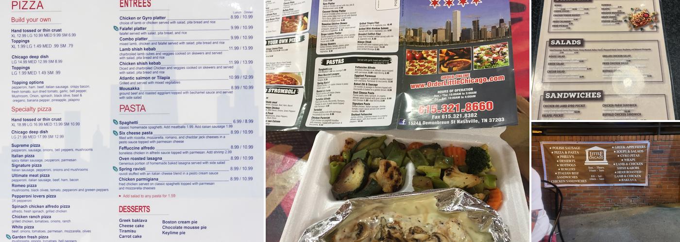 Little Chicago Pizzeria And Grill Menu