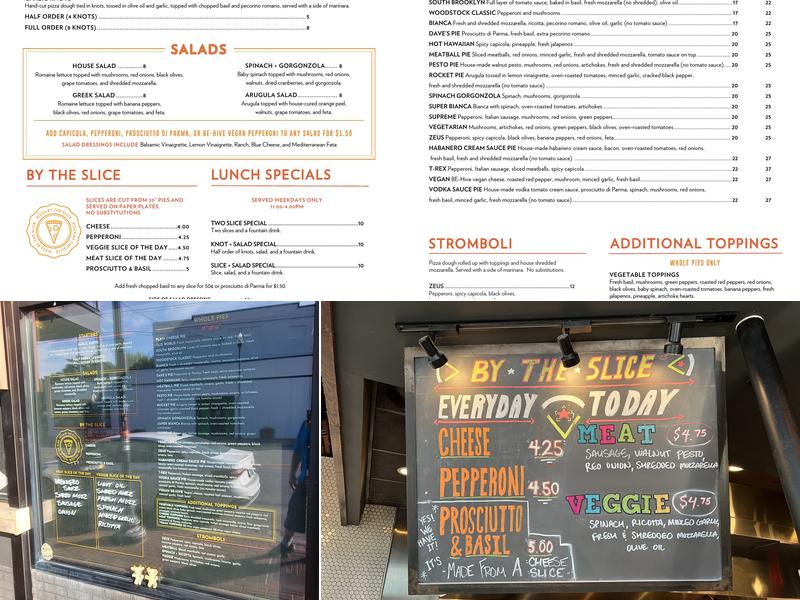 Five Points Pizza East Menu