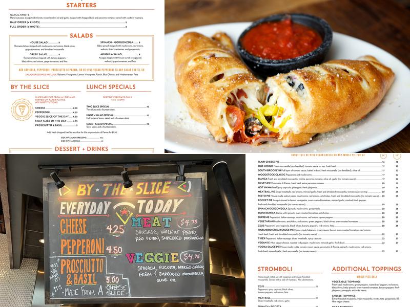 Five Points Pizza East Menu