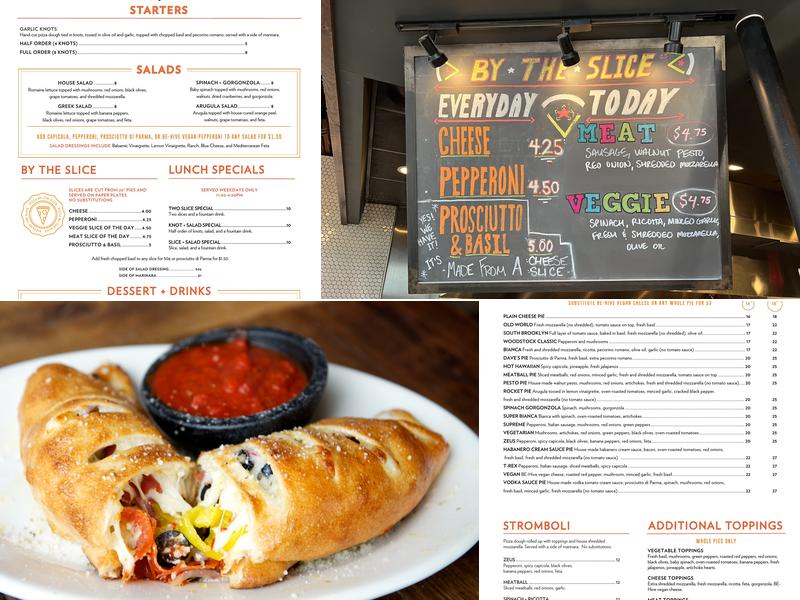 Five Points Pizza East Menu