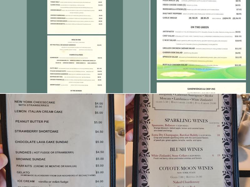 Natali's/C-Way Restaurant & Bar Menu