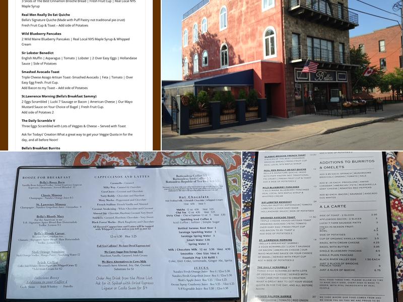 Bella's Menu