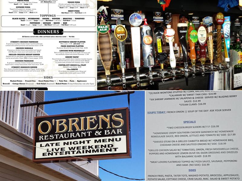 O'Briens Menu