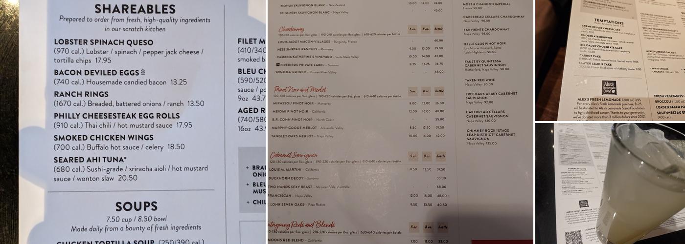 Firebirds Wood Fired Grill Menu