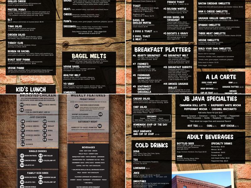 Starfire Restaurant Menu