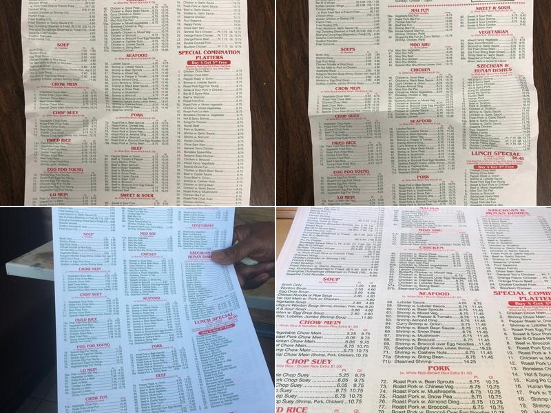 Hing Hing Kitchen Menu