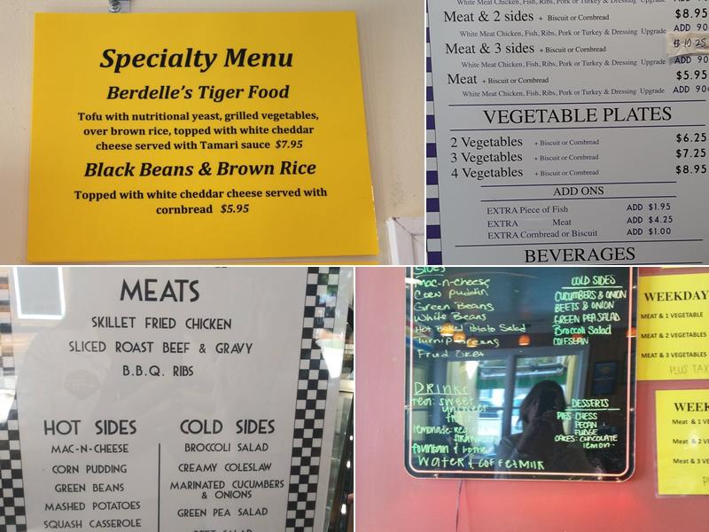 Monells Cafe Menu