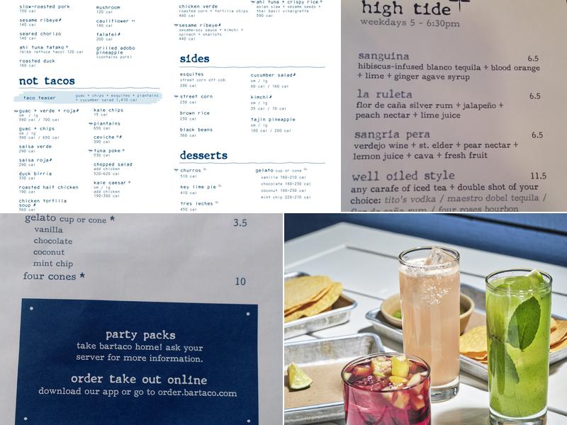 bartaco Menu