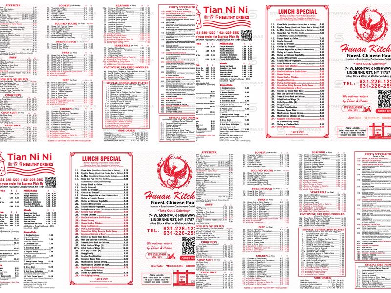 Hunan Kitchen Menu