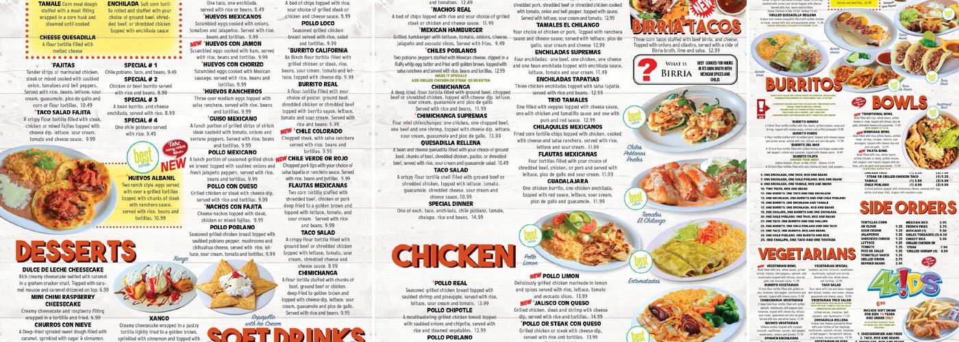 El Sombrero #2 - Charlotte Menu