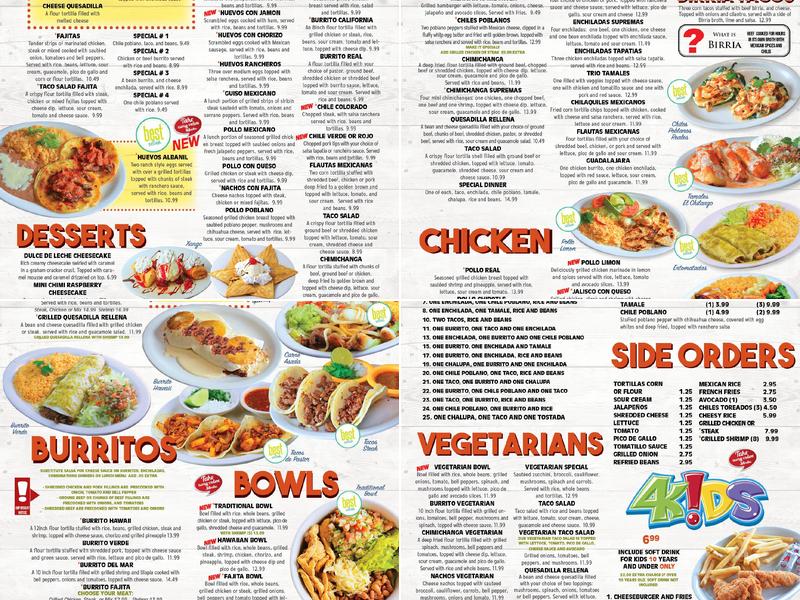 El Sombrero #2 - Charlotte Menu