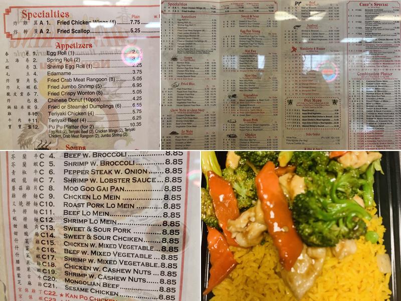 China Spring Menu