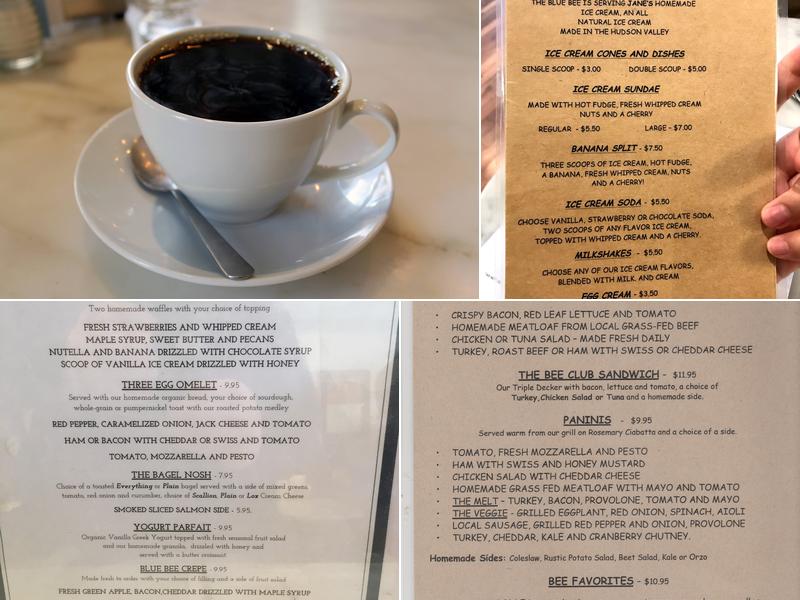 Blue Bee Cafe Menu