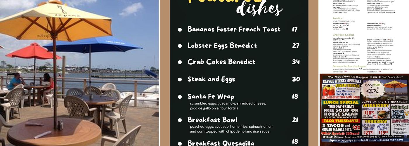 BayVue Menu