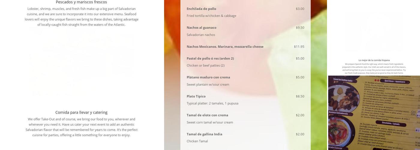 Rincon Guanaco Restaurants Menu