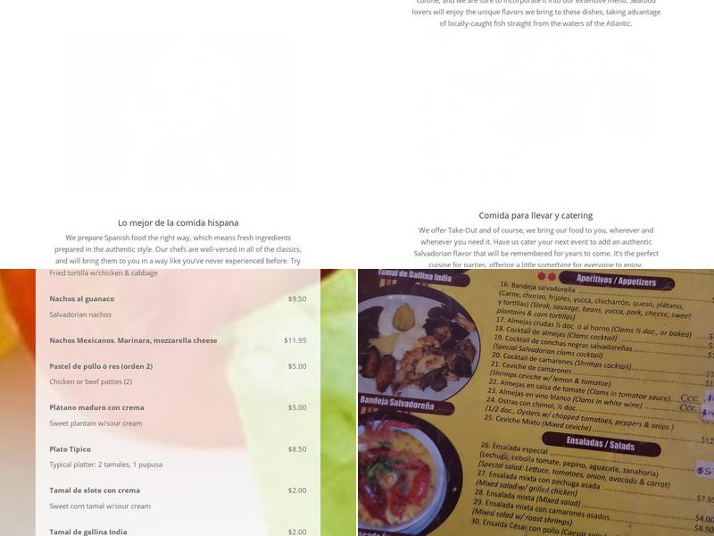 Rincon Guanaco Restaurants Menu