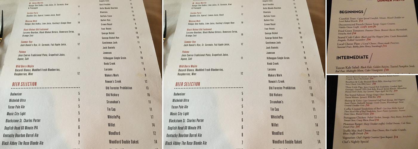 M Menu