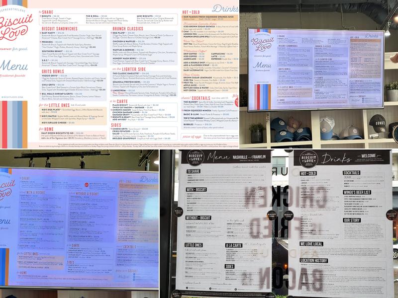 Biscuit Love Gulch Menu