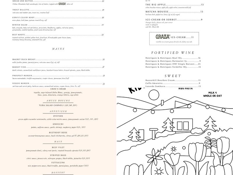 Prospect Menu