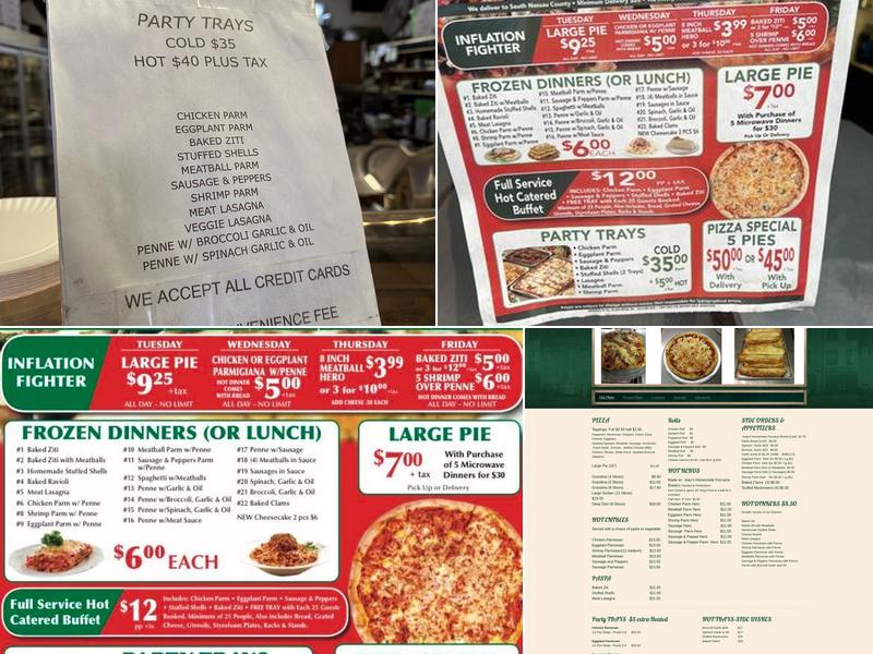 Joey's Pizza of Lynbrook Menu