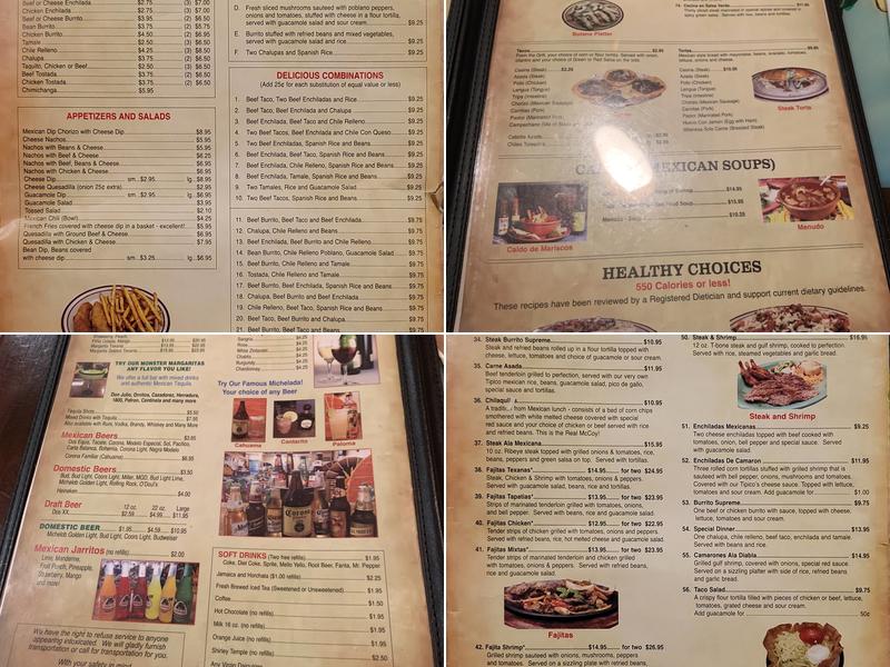 Mi Mexico Menu