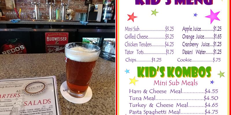 Frank's Pizza Joint Menu