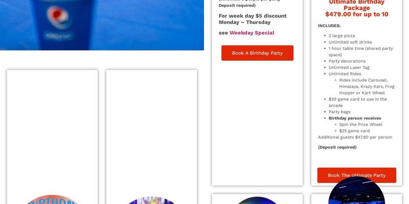 Boardwalk Pizza Menu