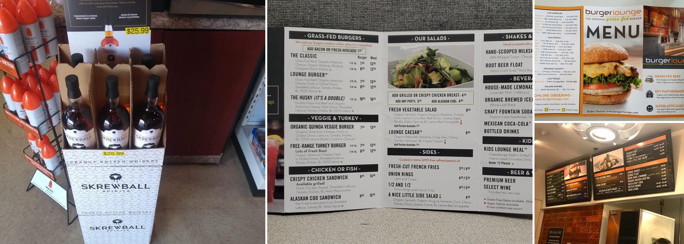 Burger Lounge Menu