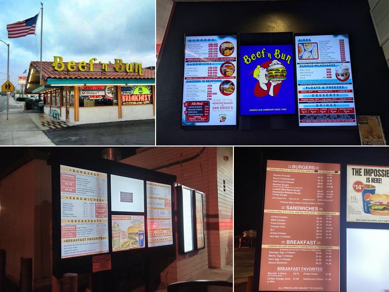 Beef 'n Bun Menu