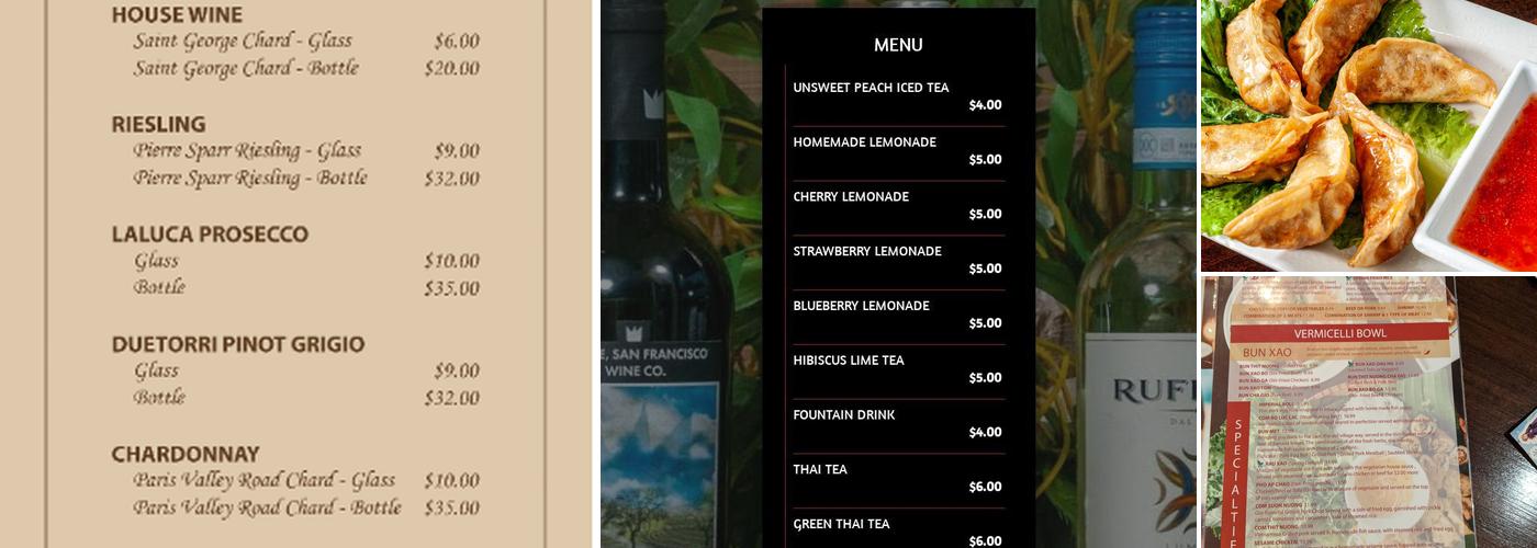 Clay Pot Restaurant Menu