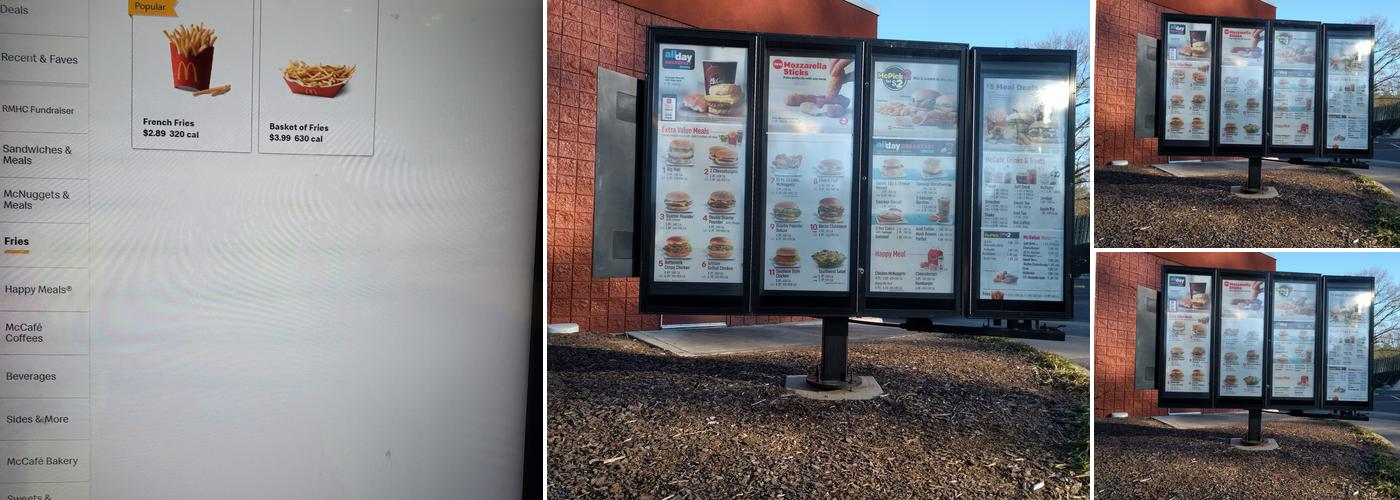 McDonald's Menu