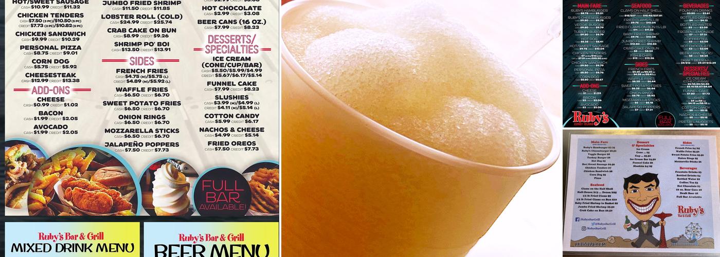 Ruby's Bar & Grill Menu