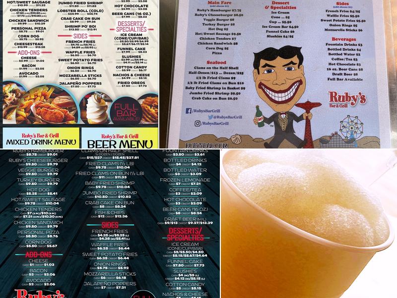 Ruby's Bar & Grill Menu