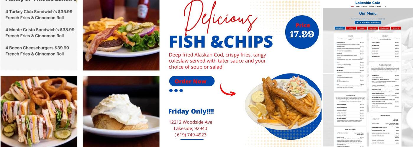 Lakeside Cafe & Bakery Menu