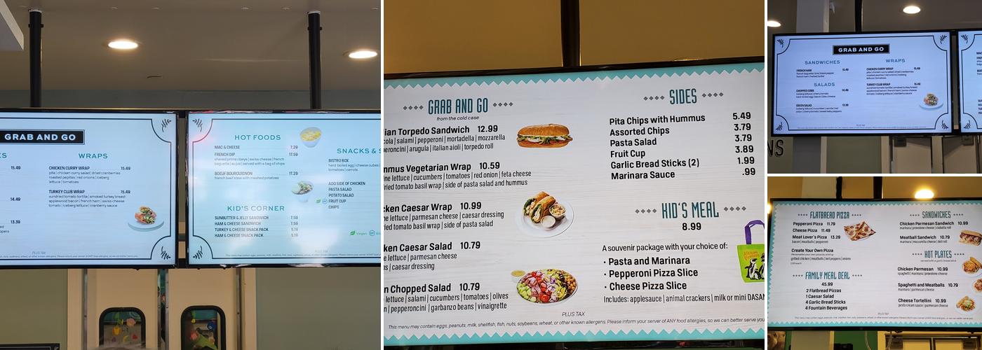 Treetops Café Menu