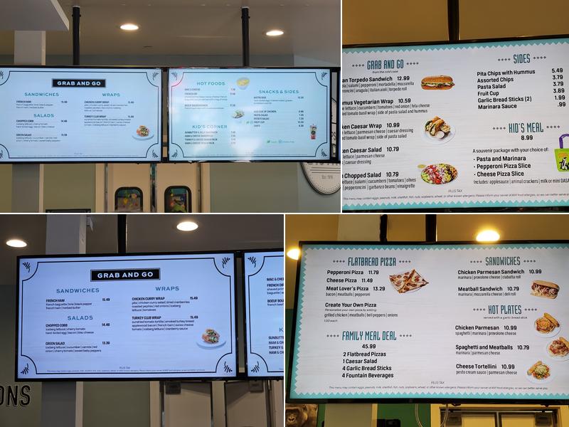 Treetops Café Menu