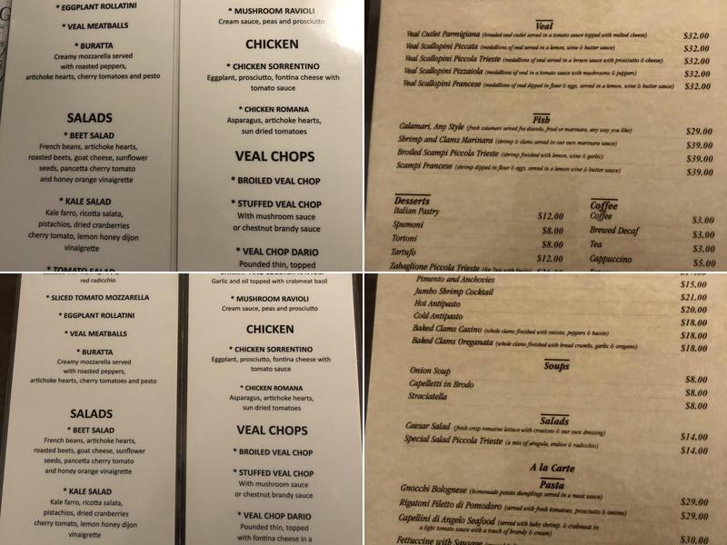 Dario's Menu