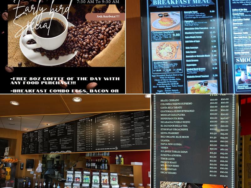 Alaska Coffee Roasting Menu