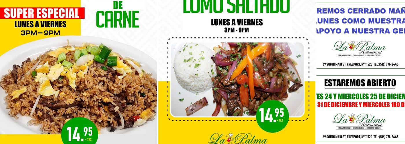 La Palma Menu
