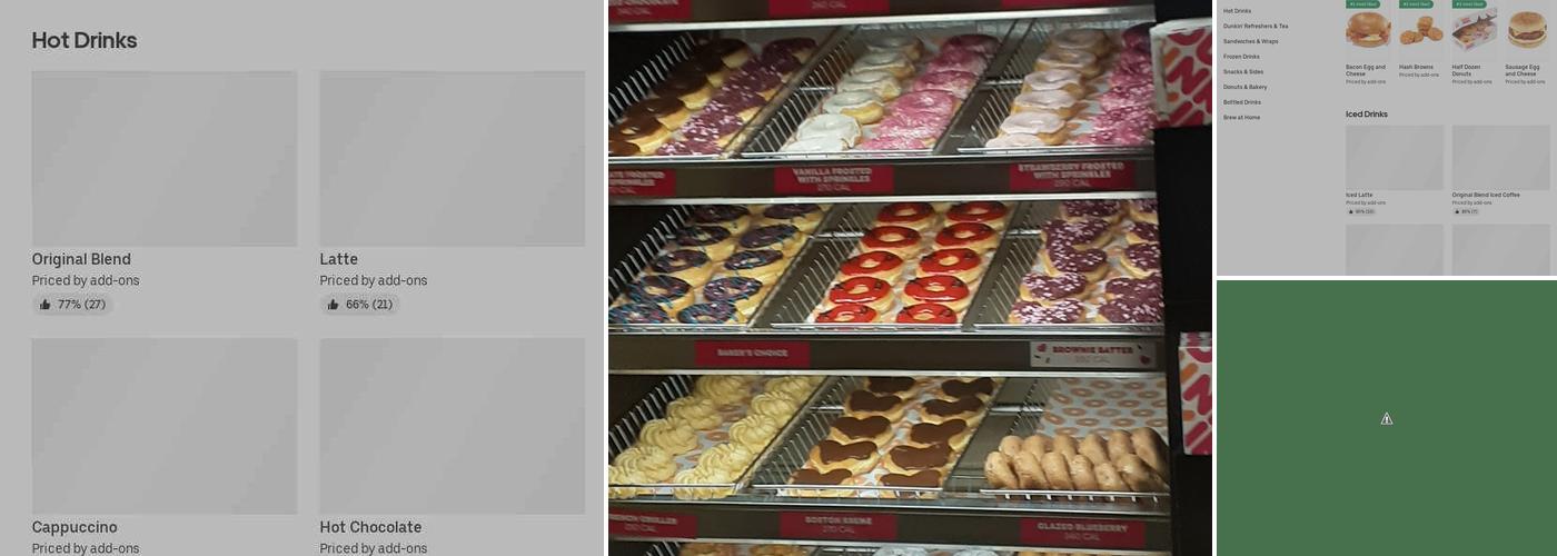 Dunkin' Menu
