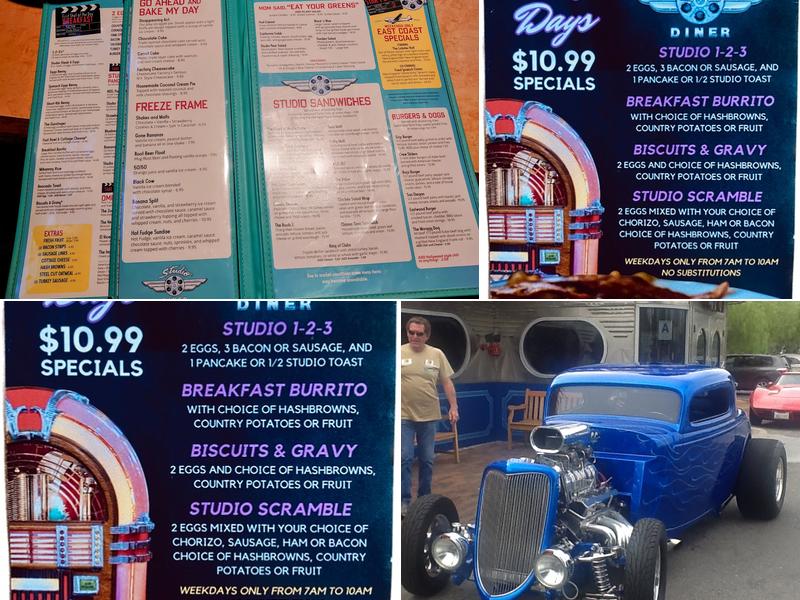 Studio Diner Menu
