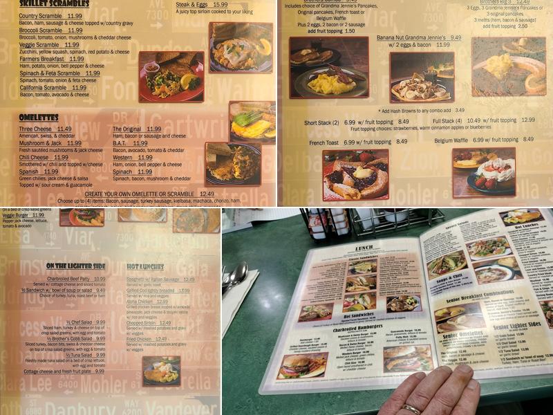 Brothers Family Restaurant Menu
