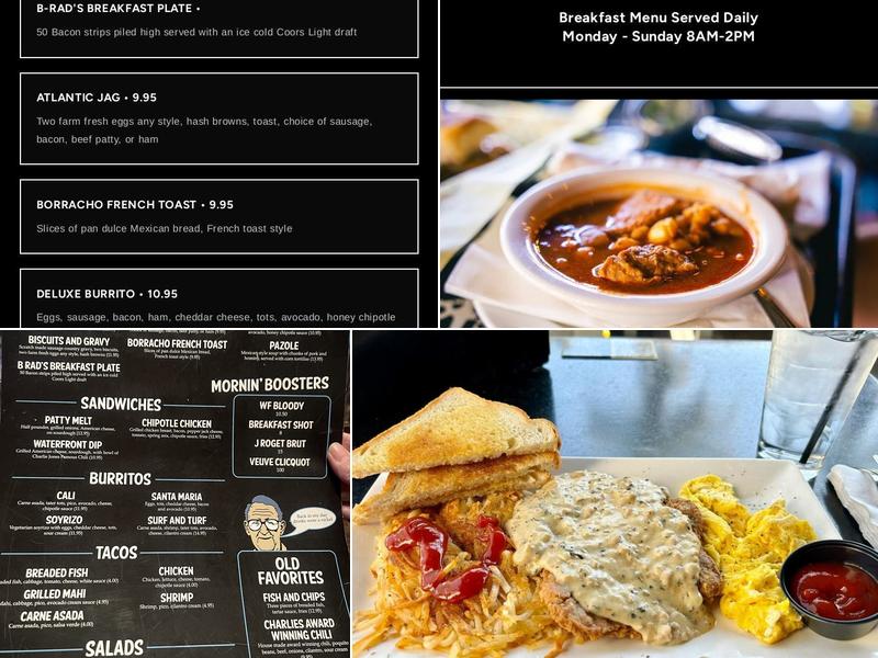 Waterfront Bar & Grill Menu
