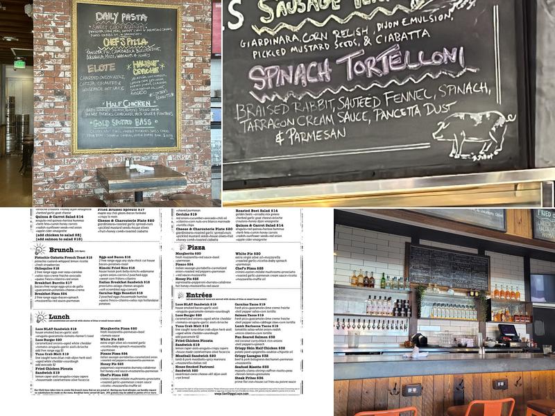 Luce Bar & Kitchen Menu