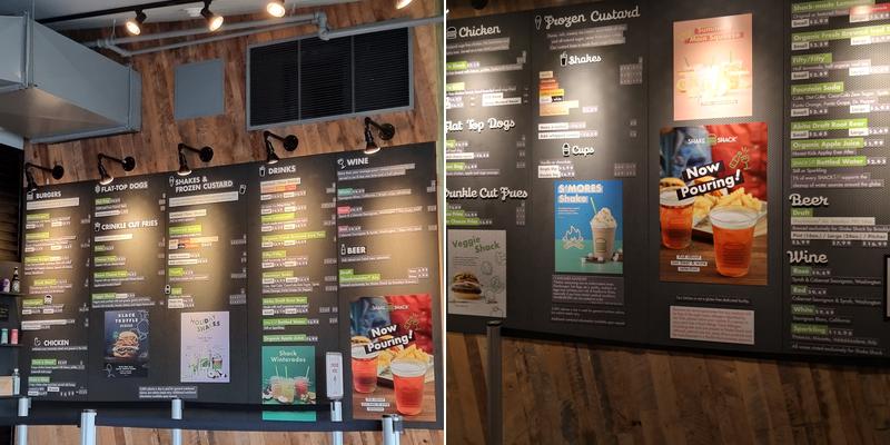 Shake Shack New Hyde Park Menu