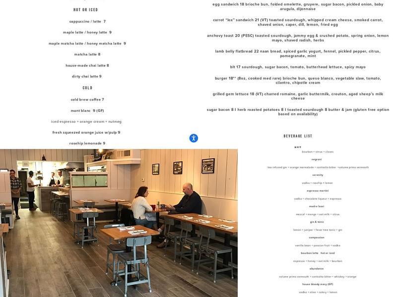 Bruce & Son Menu