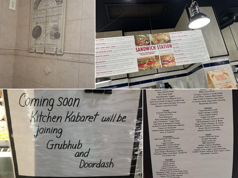 Kitchen Kabaret Menu
